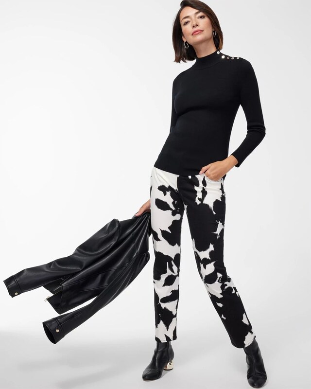 ECOVERO Mock Neck Sweater - image 2